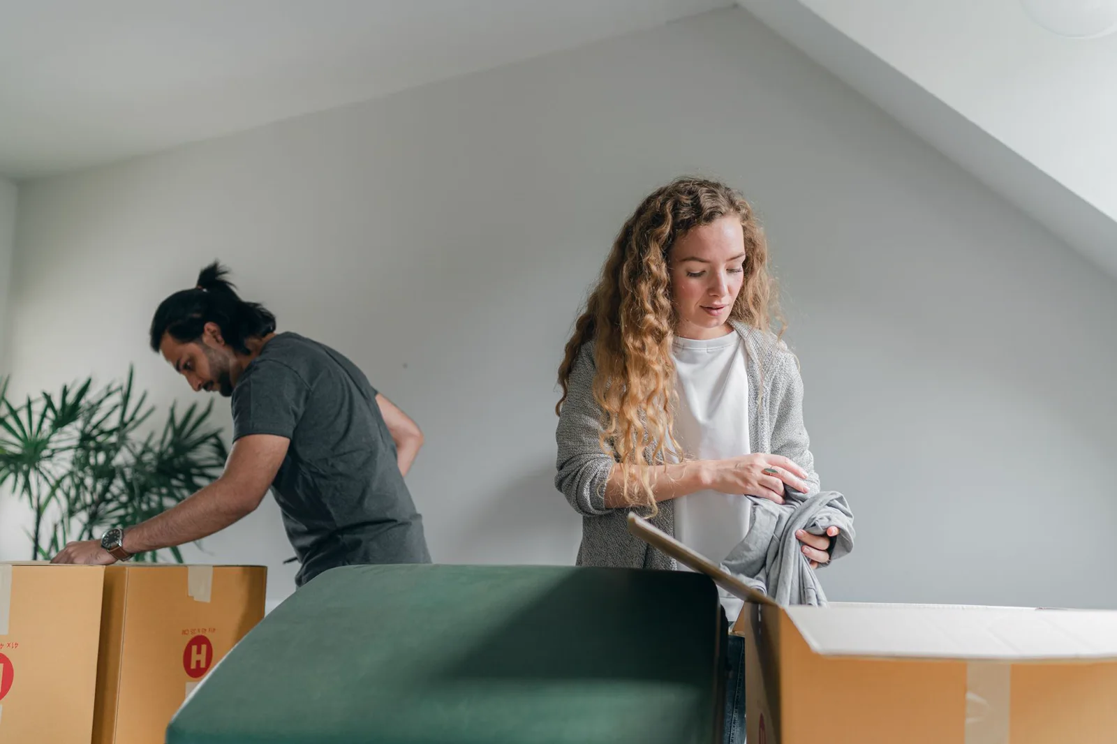 Moving & Storage: Belongings packed for storage