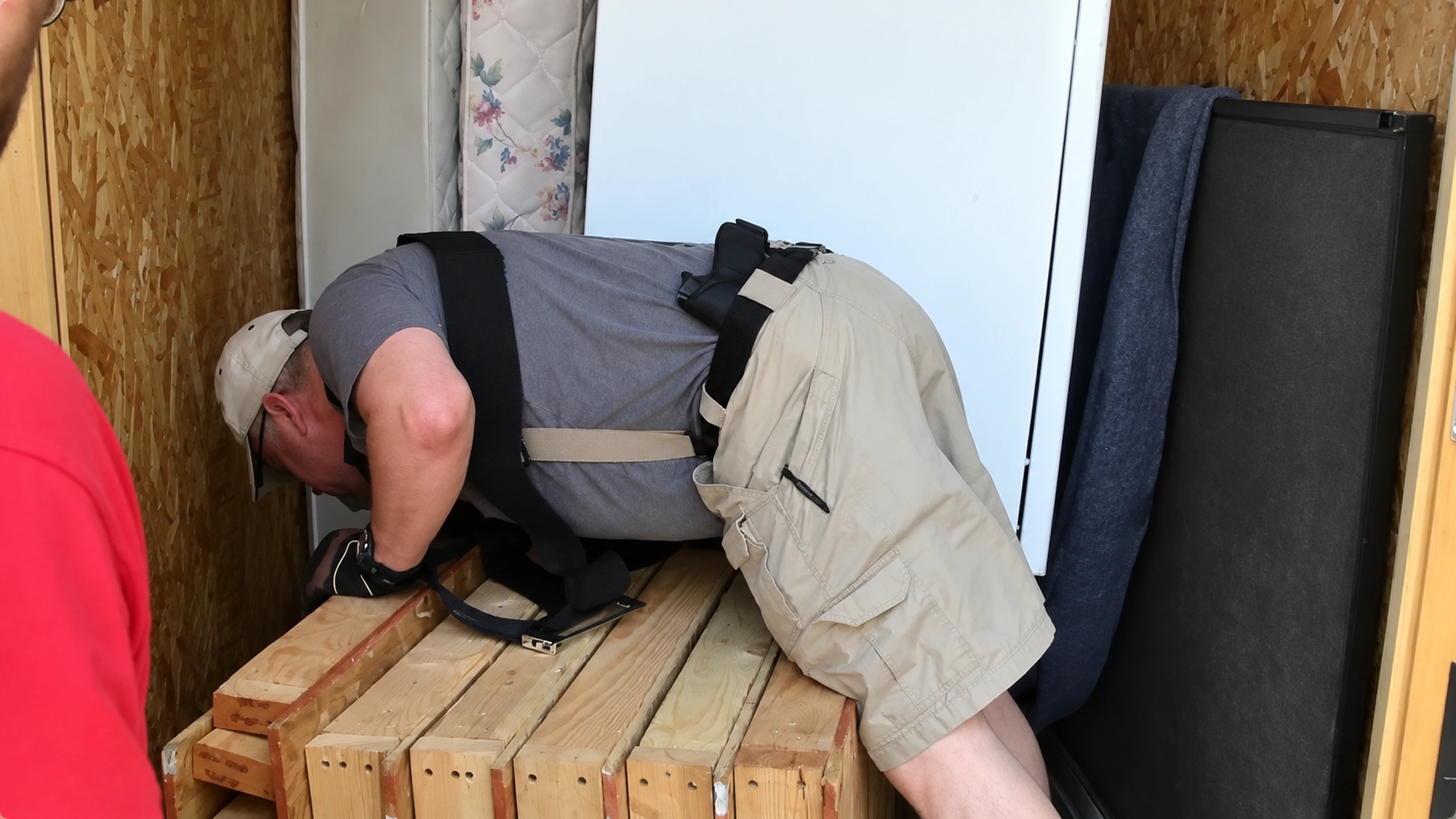 Long Distance Moving: Load secured inside the truck